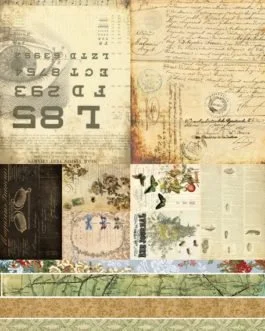 Junk Journal Project Blocks -  Roycycled Decoupage Papers