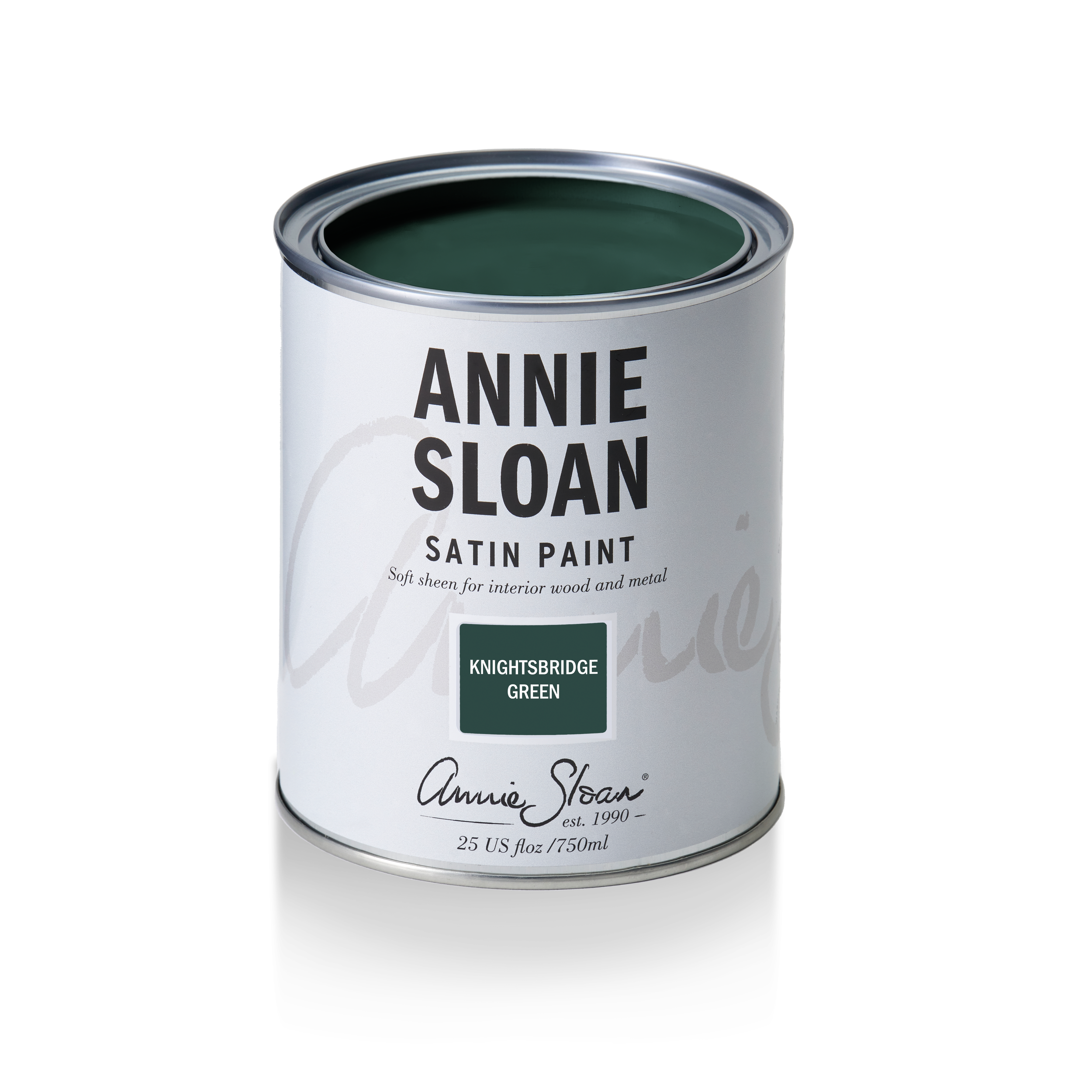 KNIGHTSBRIDGE GREEN ANNIE SLOAN SATIN PAINT (750ML)