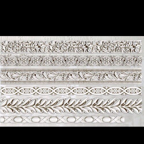 Trimmings 1 - 6x10 Decor IOD  Mould Iron Orchid Design  - 1.00 shipping available