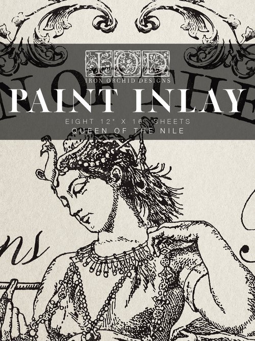 Queen of Nile - IOD Paint Inlay Queen of Nile 8 Sheets Iron Orchid Design - 1.00 shipping available