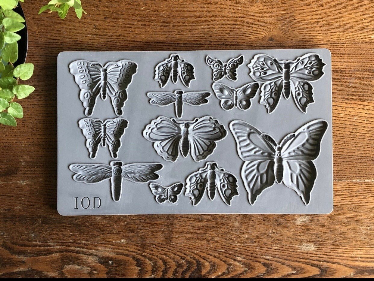 Monarch - IOD Decor Mould Monarch by Iron Orchid Designs Butterfly Butterflies - 1.00 shipping available