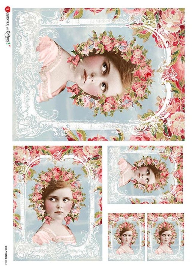 Decoupage Rice Paper ∙ Paper Designs Girl Vintage Old Photos ∙ Decoupage Queen ∙ Rice Paper Decoupage ∙ Decoupage Paper