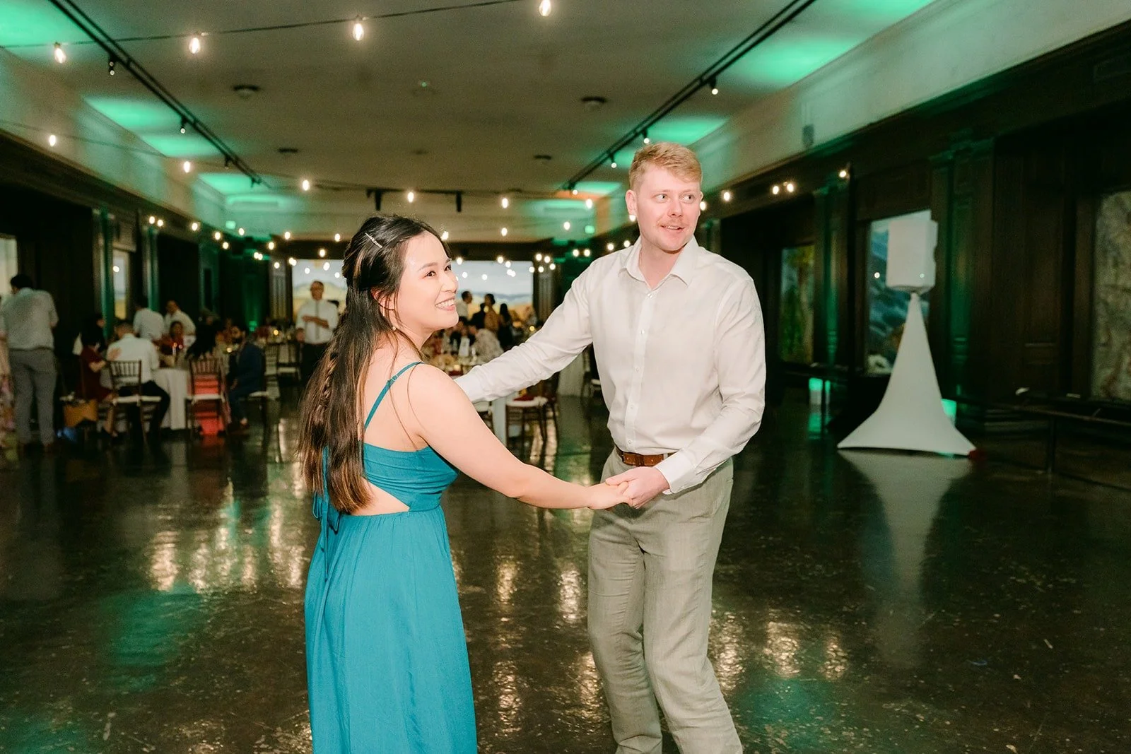 Jessie and Philip on the dance floor, photographed by One and Only Production