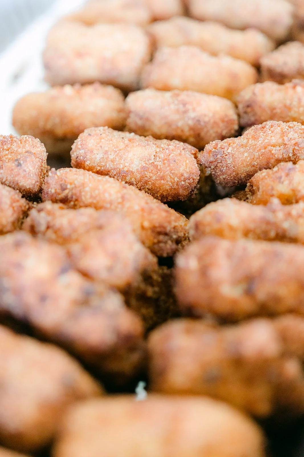 A tray of baked treats for guests.