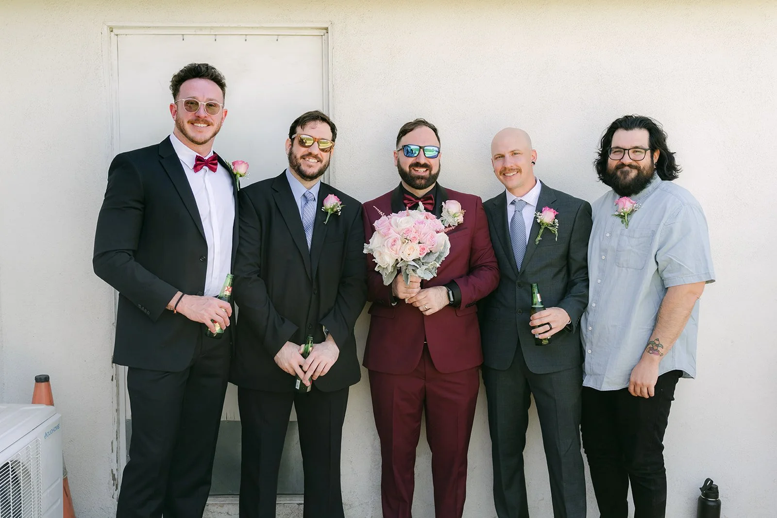 Ryan lined up with his friends from Arizona.