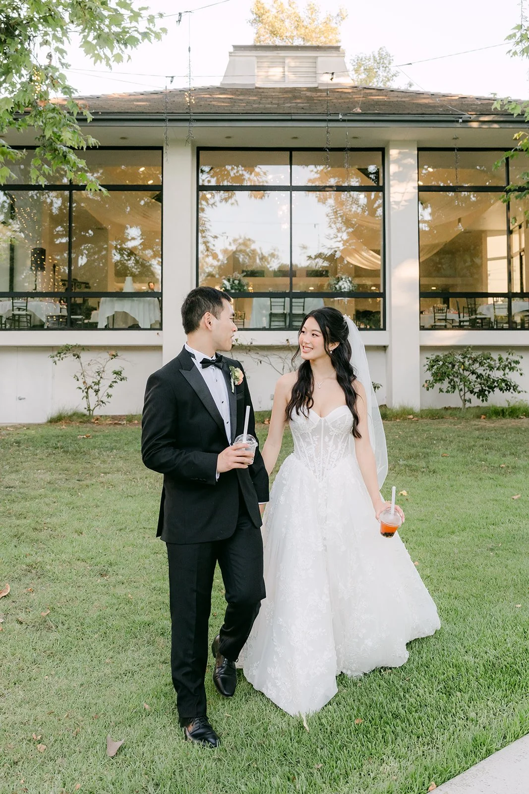 Clarissa and Austin in front of the University Club