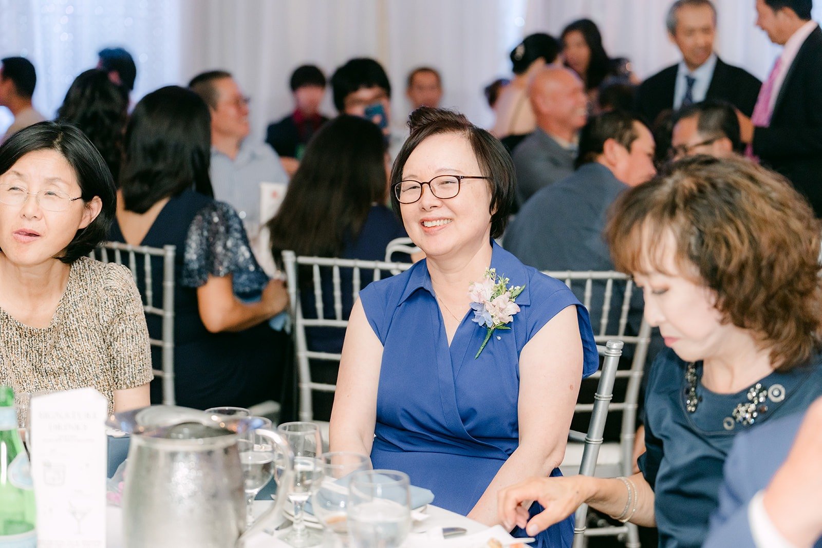 Guests listening to the speeches