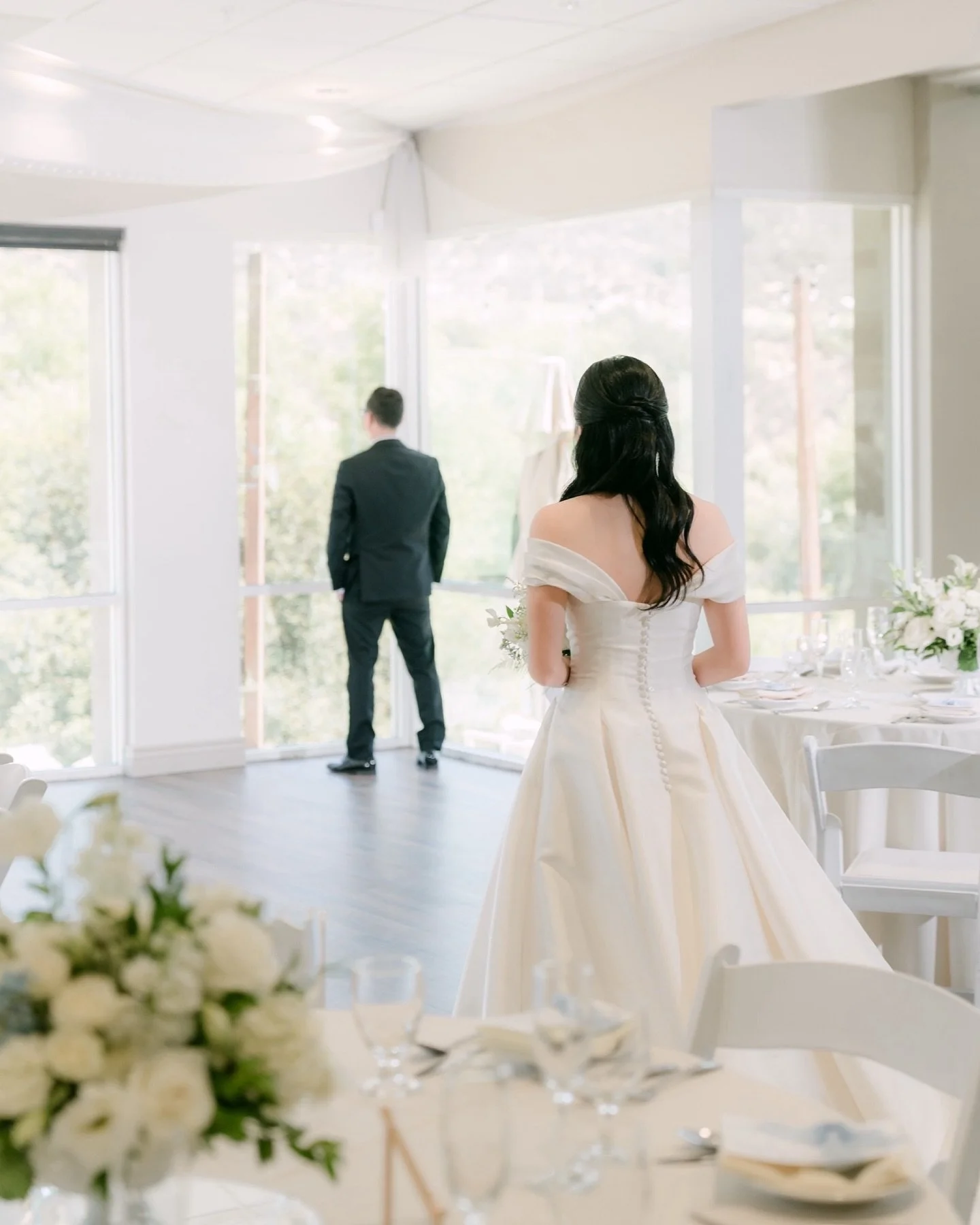 Feels like the world has only J&amp;D from our lens when they are doing first look.  That unforgettable moment when they saw each other for the first time... happy tears, full hearts, and a love they will never stop choosing.
.
Photo&amp;Video @onean