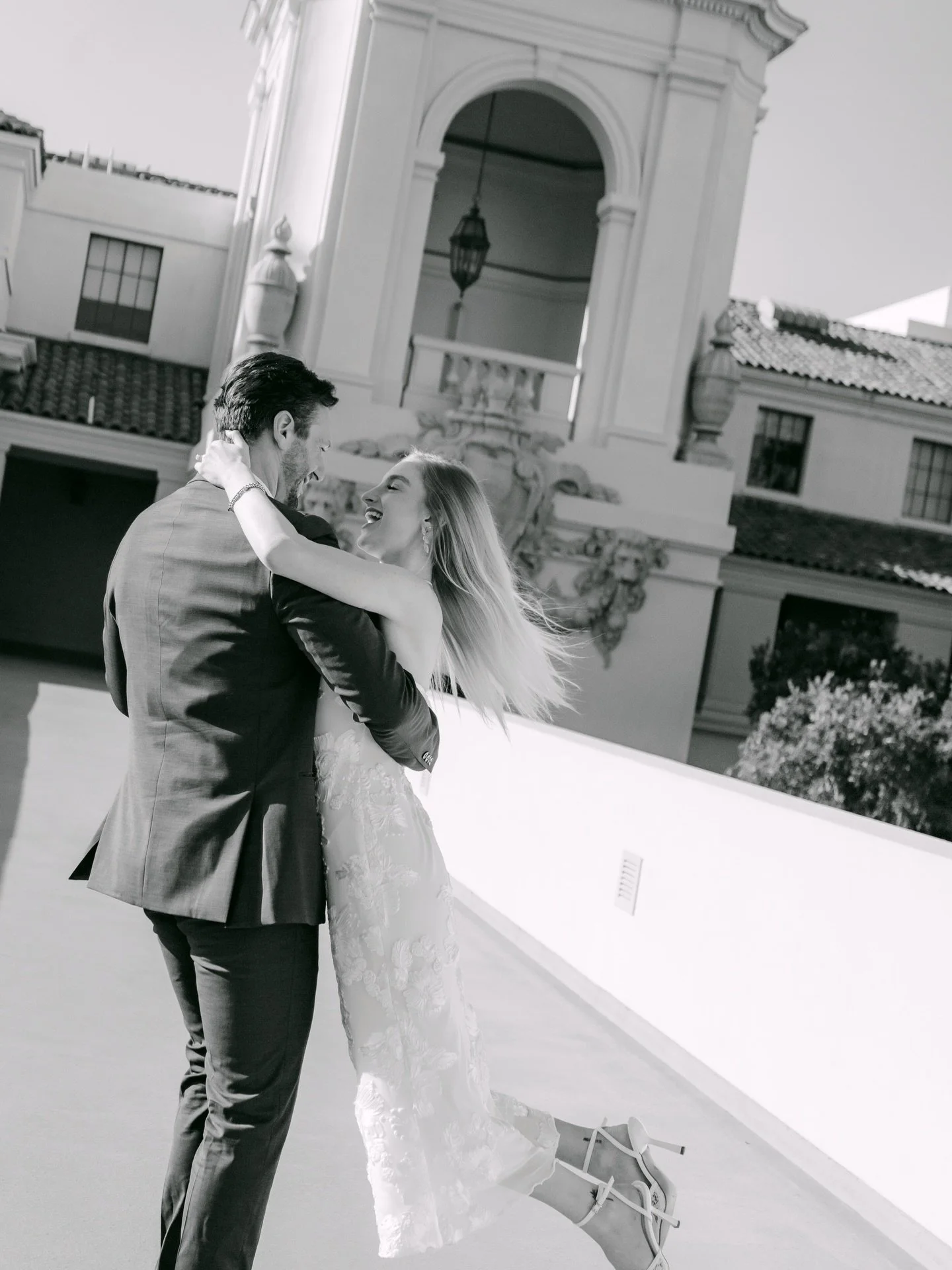 While every photo holds its own story and value, engagement sessions carry unique moments for us and our couple to enjoy and have fun! This morning sunlight makes R&amp;A glowing in the heart of Pasadena.