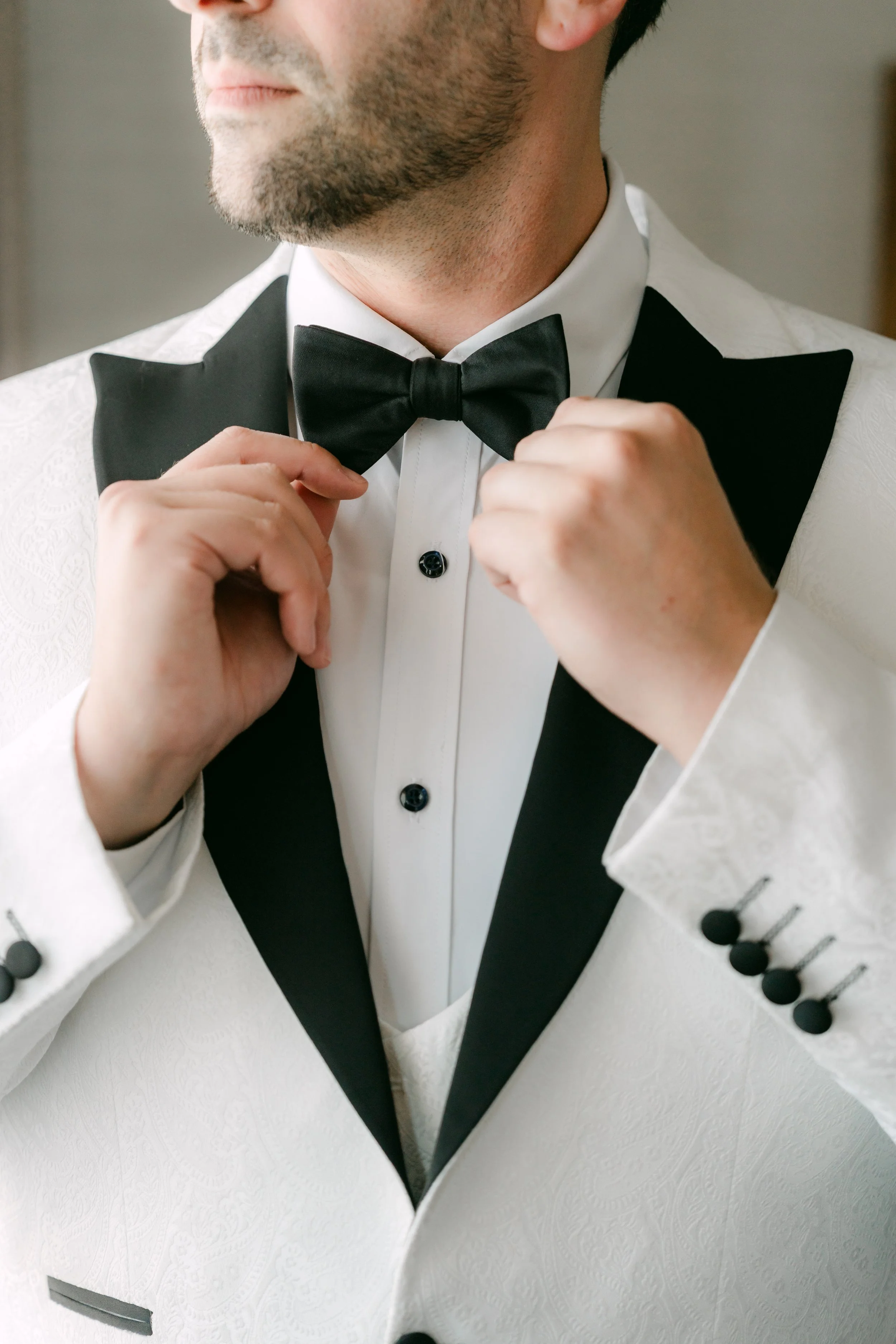 groom getting ready