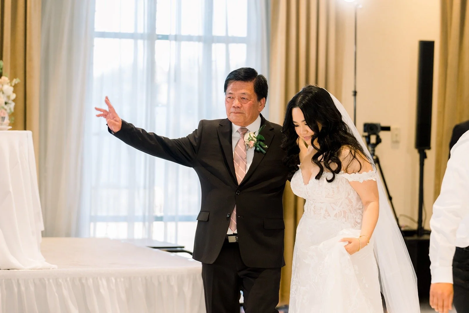 Francesca dancing with a family member