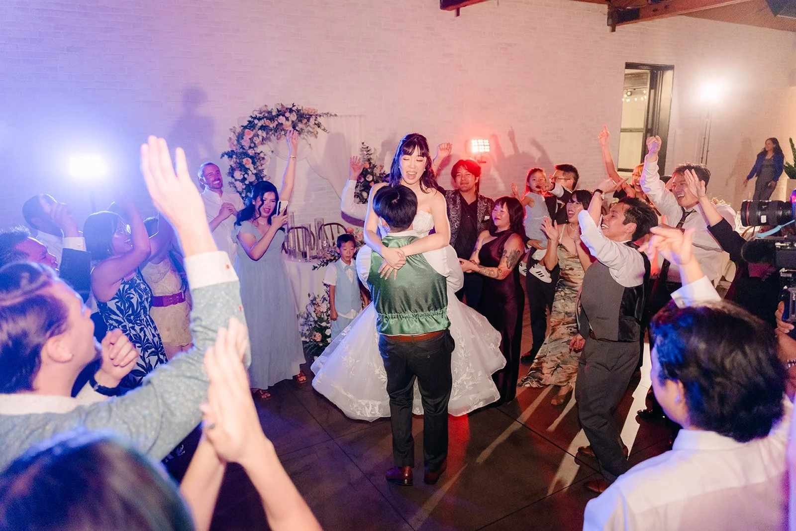 Packed dance floor at The Colony House