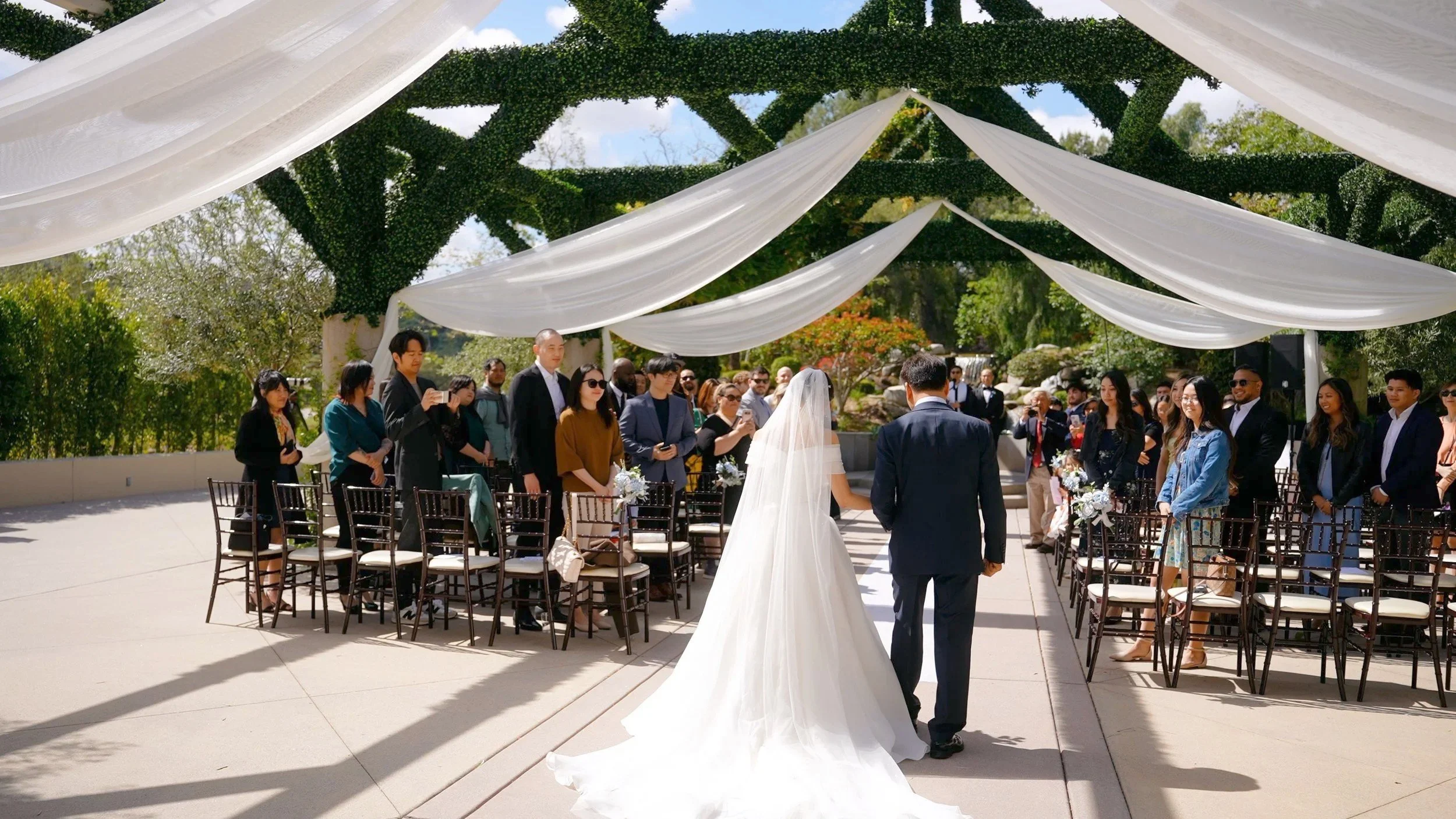 Ae Ri and Dave's wedding ceremony at Coyote Hills Golf Course
