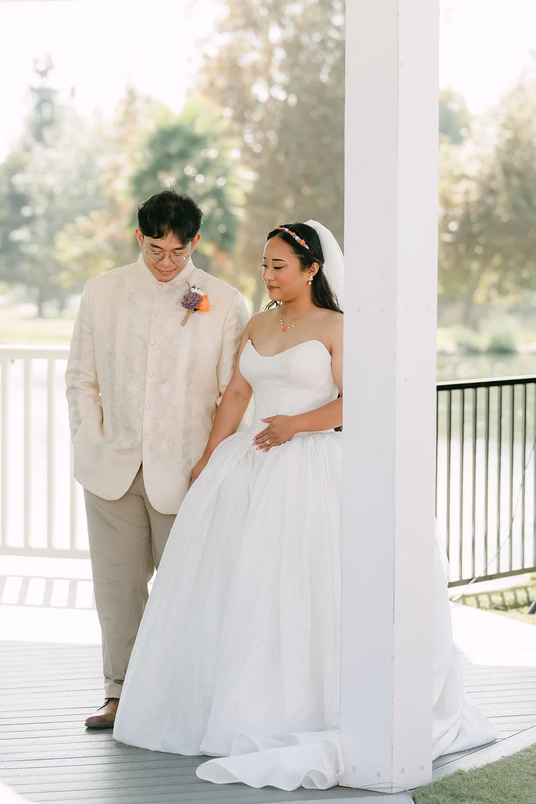 Angela and Jacob at the gazebo