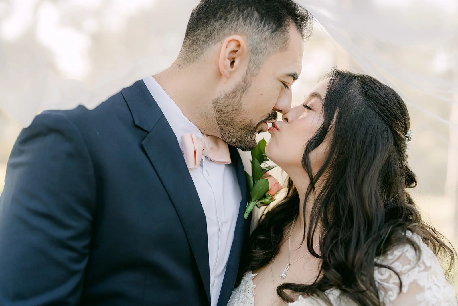 James kissing Amy, photographed by One and Only Production