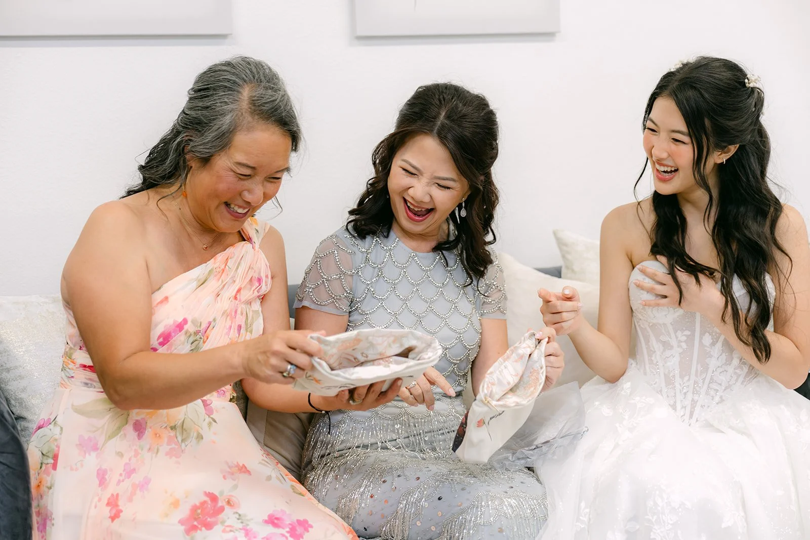 Clarissa and her mom laughing together