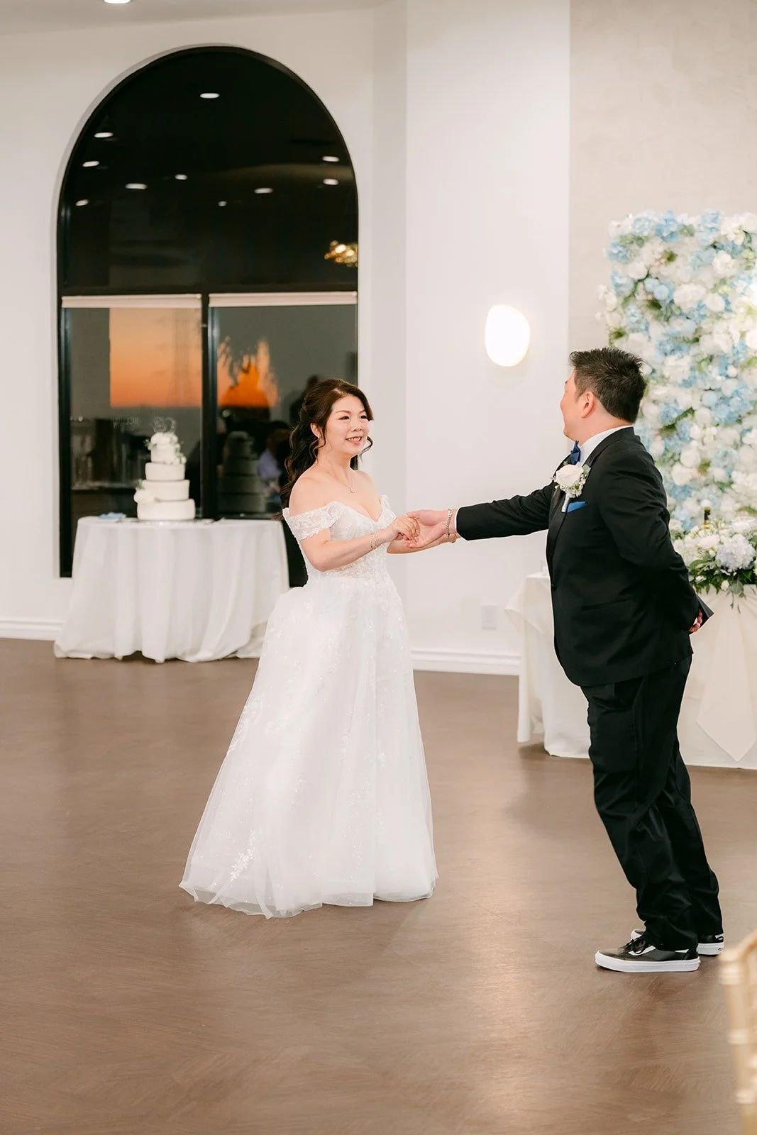 Jay twirls Sochi across the dance floor