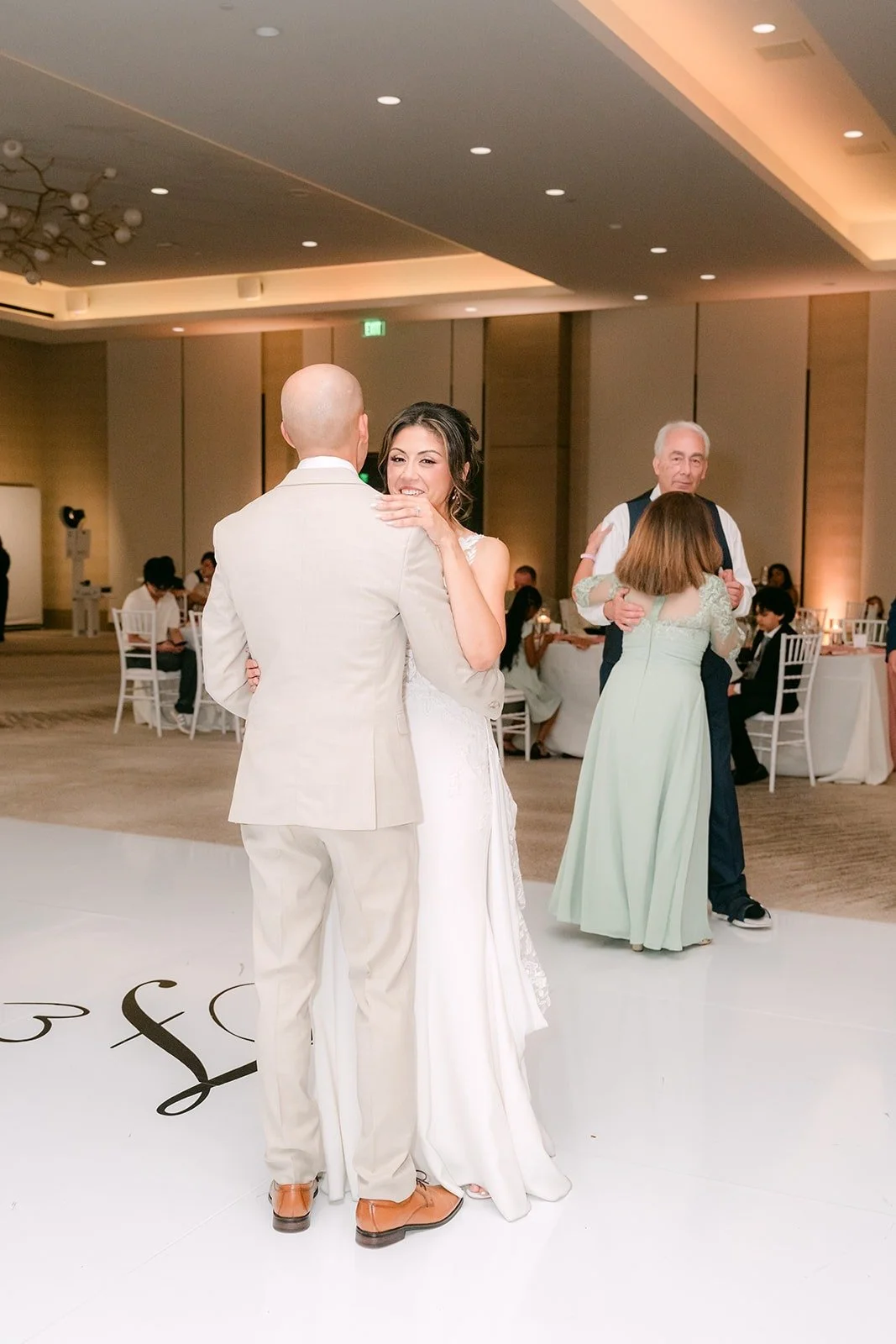 Francesca and Daniel join the anniversary dance with married couples