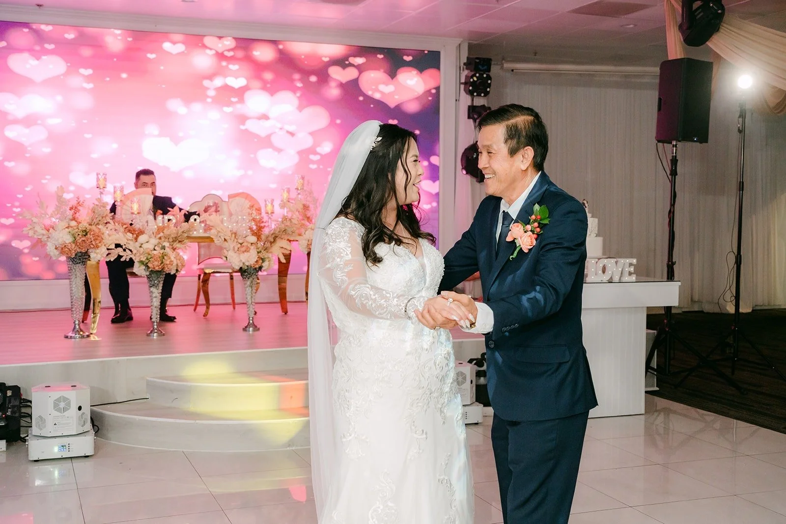Laughter during the parent dances, photographed by One and Only Production