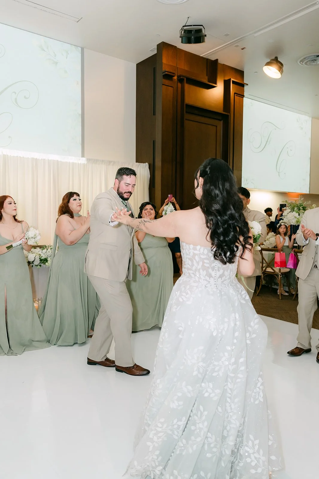Fernanda dancing during the grand entrance.
