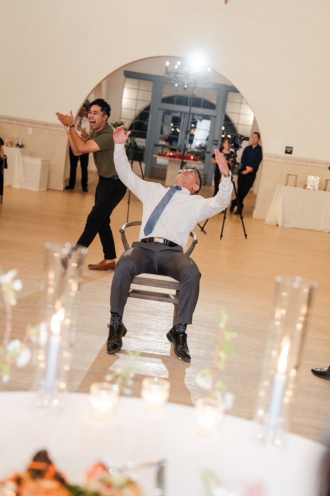 Guest playing the reception game