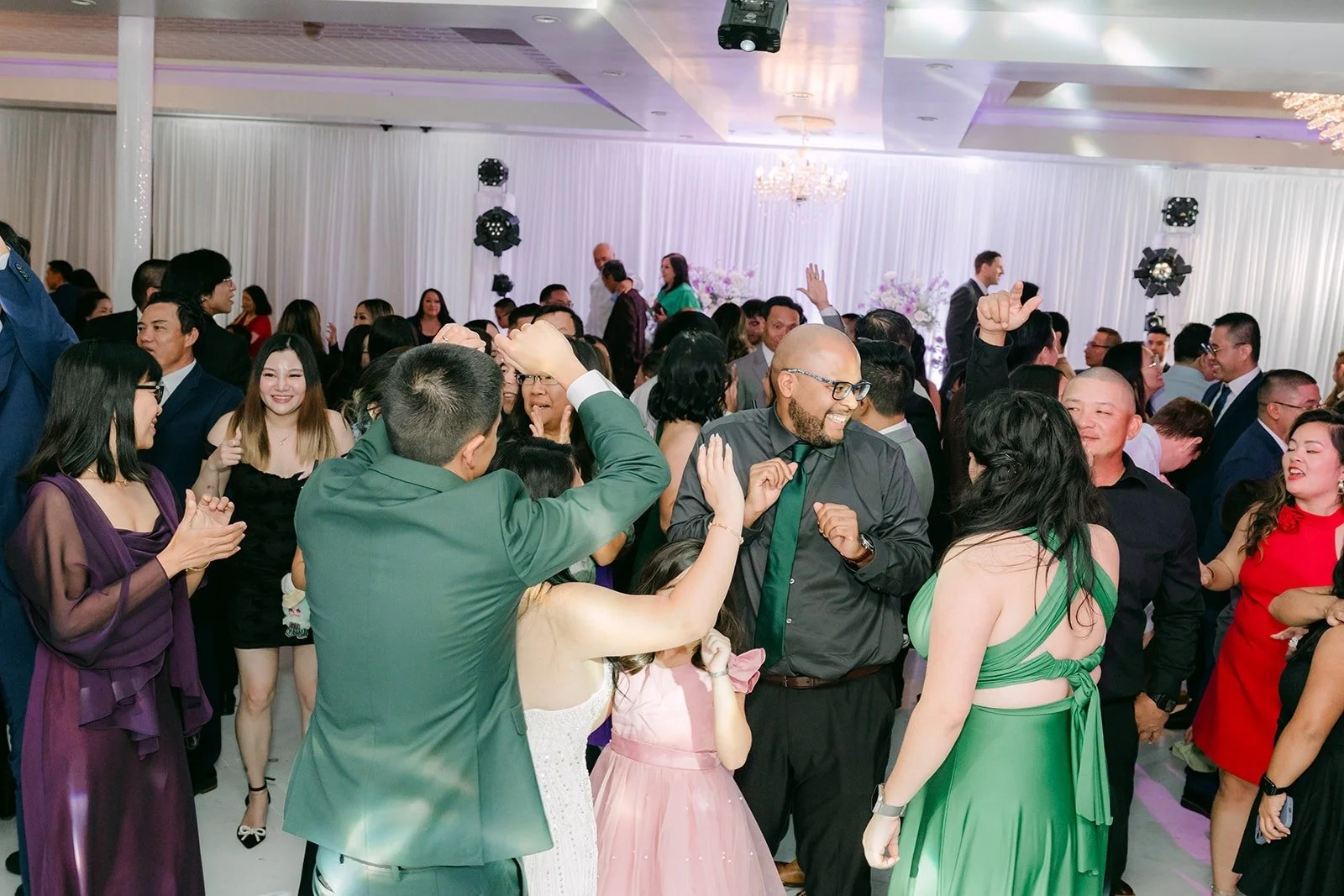 The dance floor fills up at Diamond Seafood Palace 3