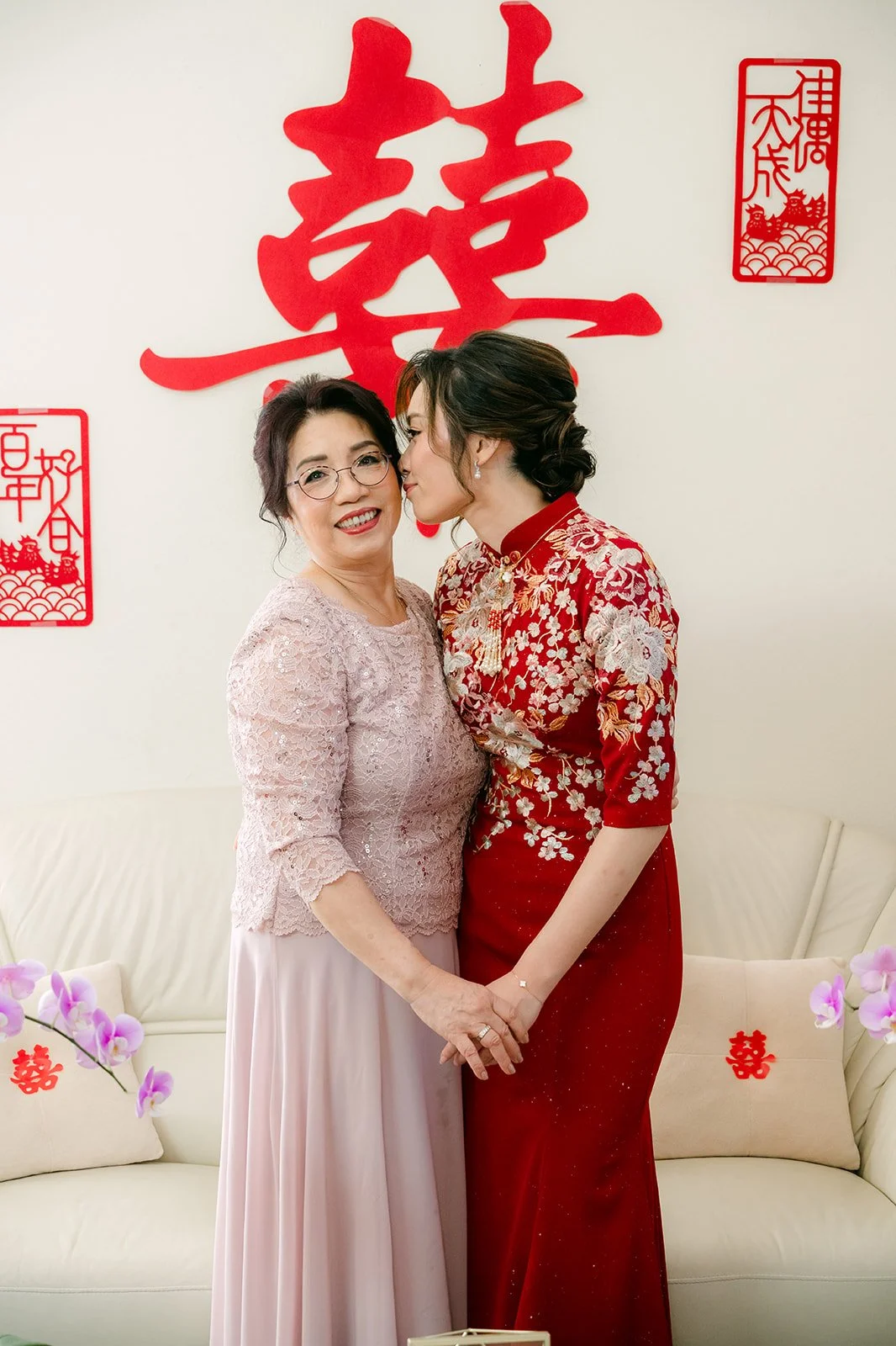 Pauline and her mother together.