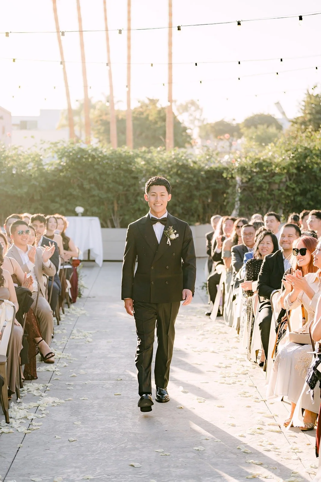 Richard walking down the aisle at The Harper