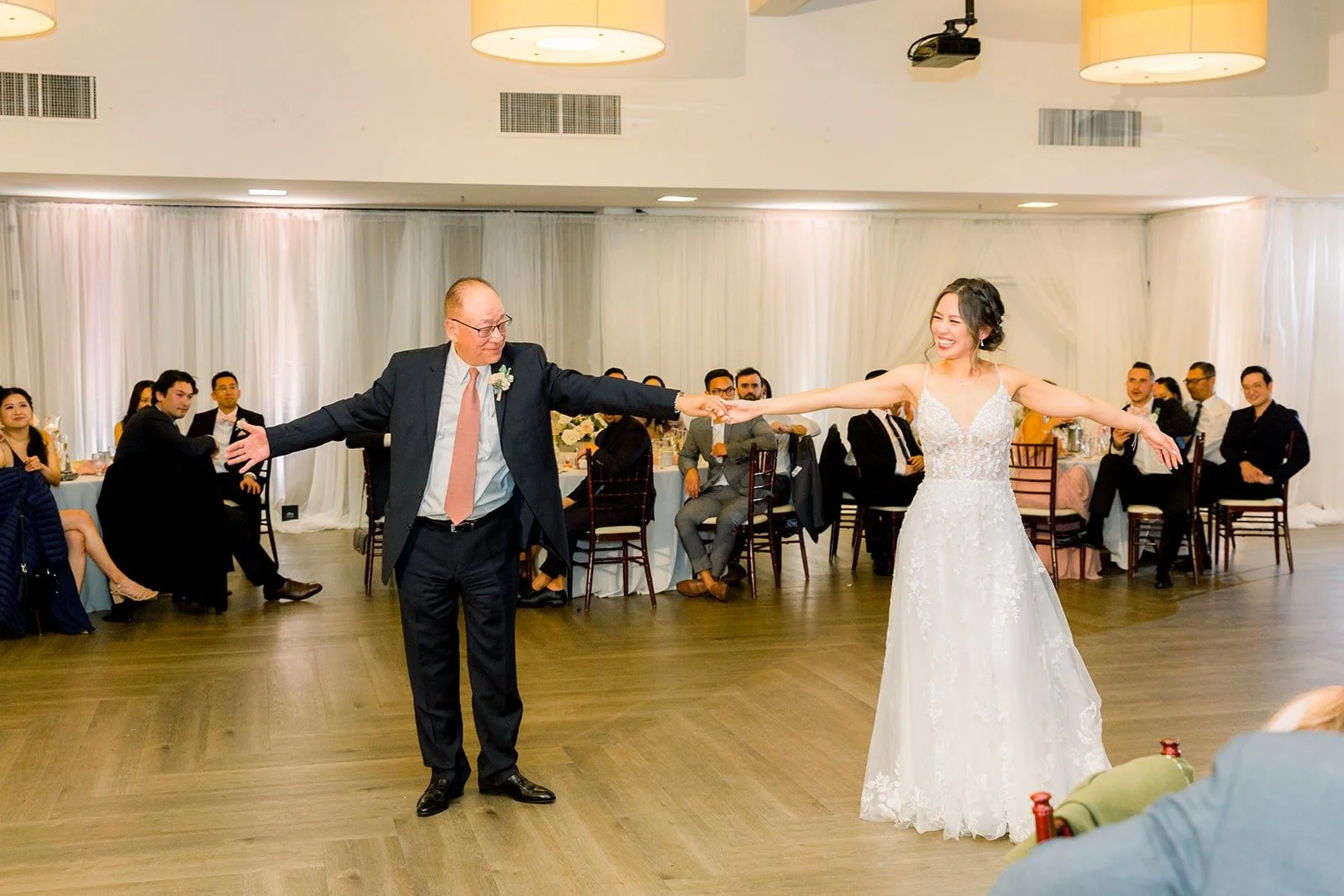 David dancing with a family member