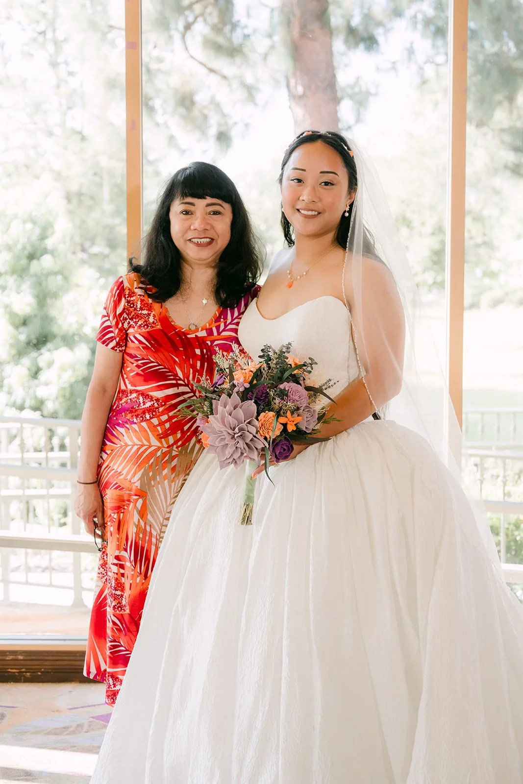 Angela with her godmother