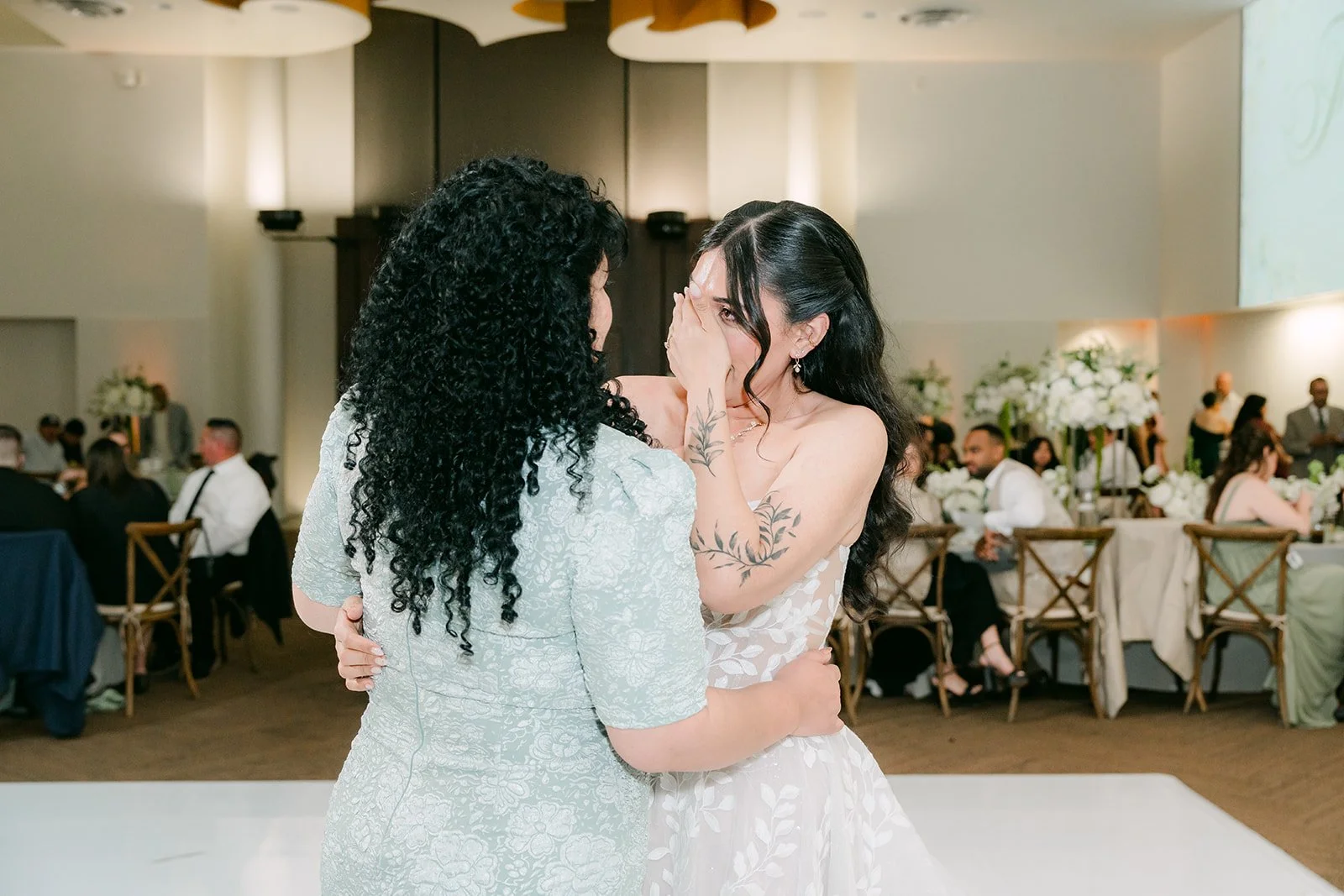 Fernanda dancing with a loved one.