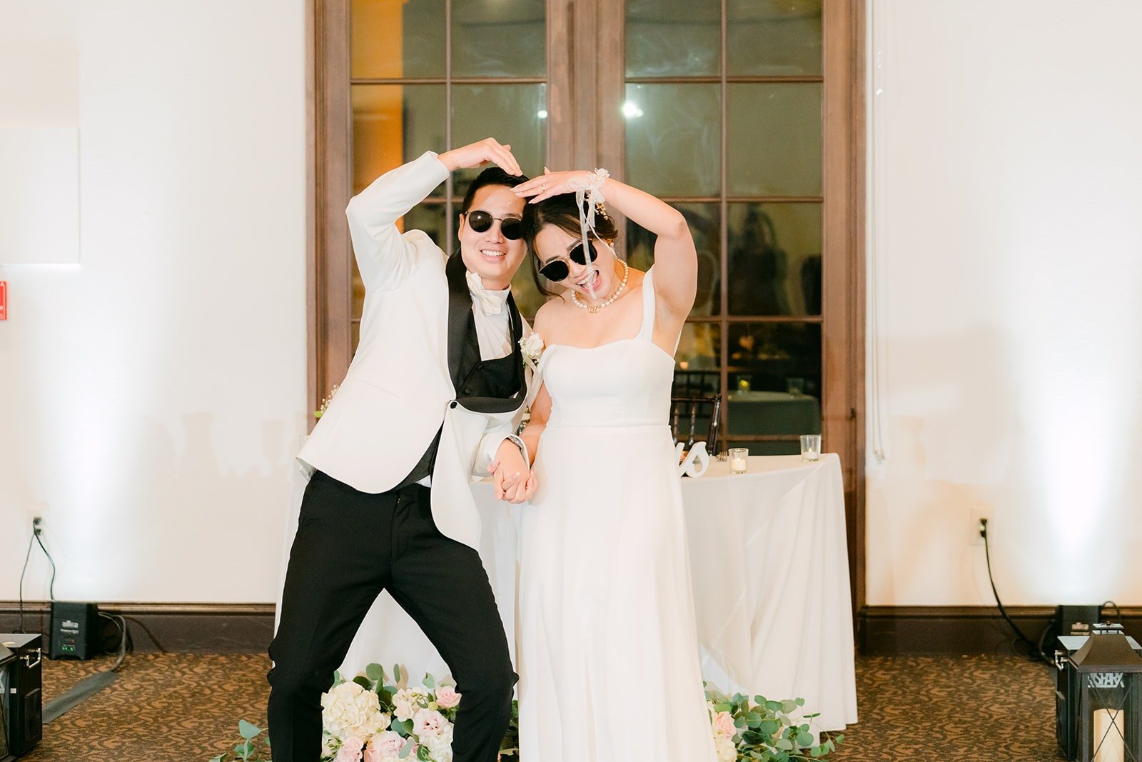 Ivy and Chungman dancing it out during their couple duet