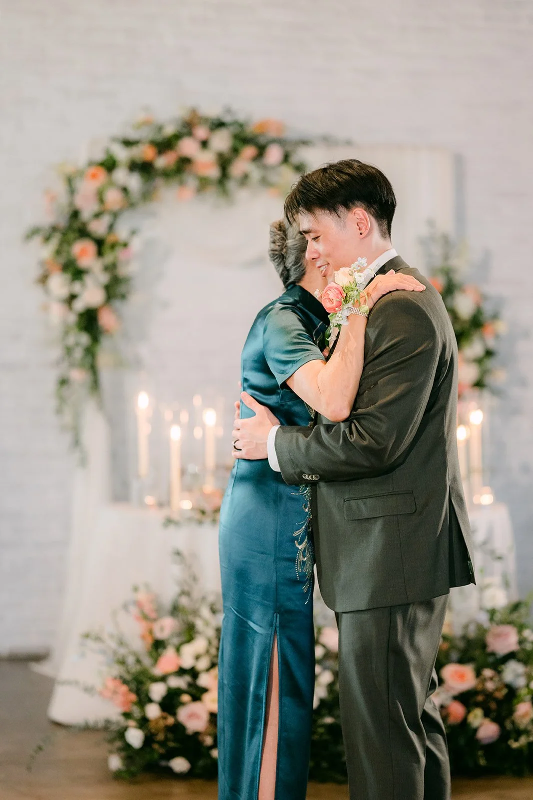 Alex dancing with his mom