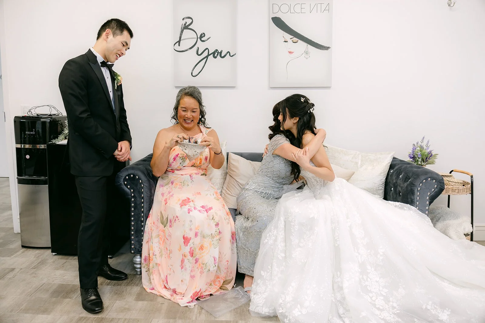Clarissa reading the letter with her mom