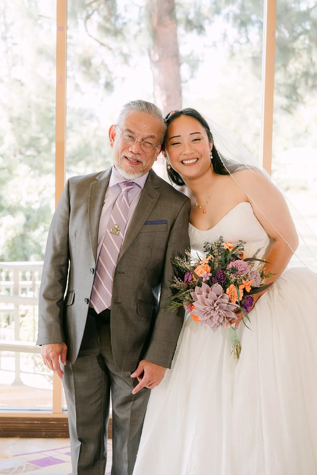 Angela with her godfather
