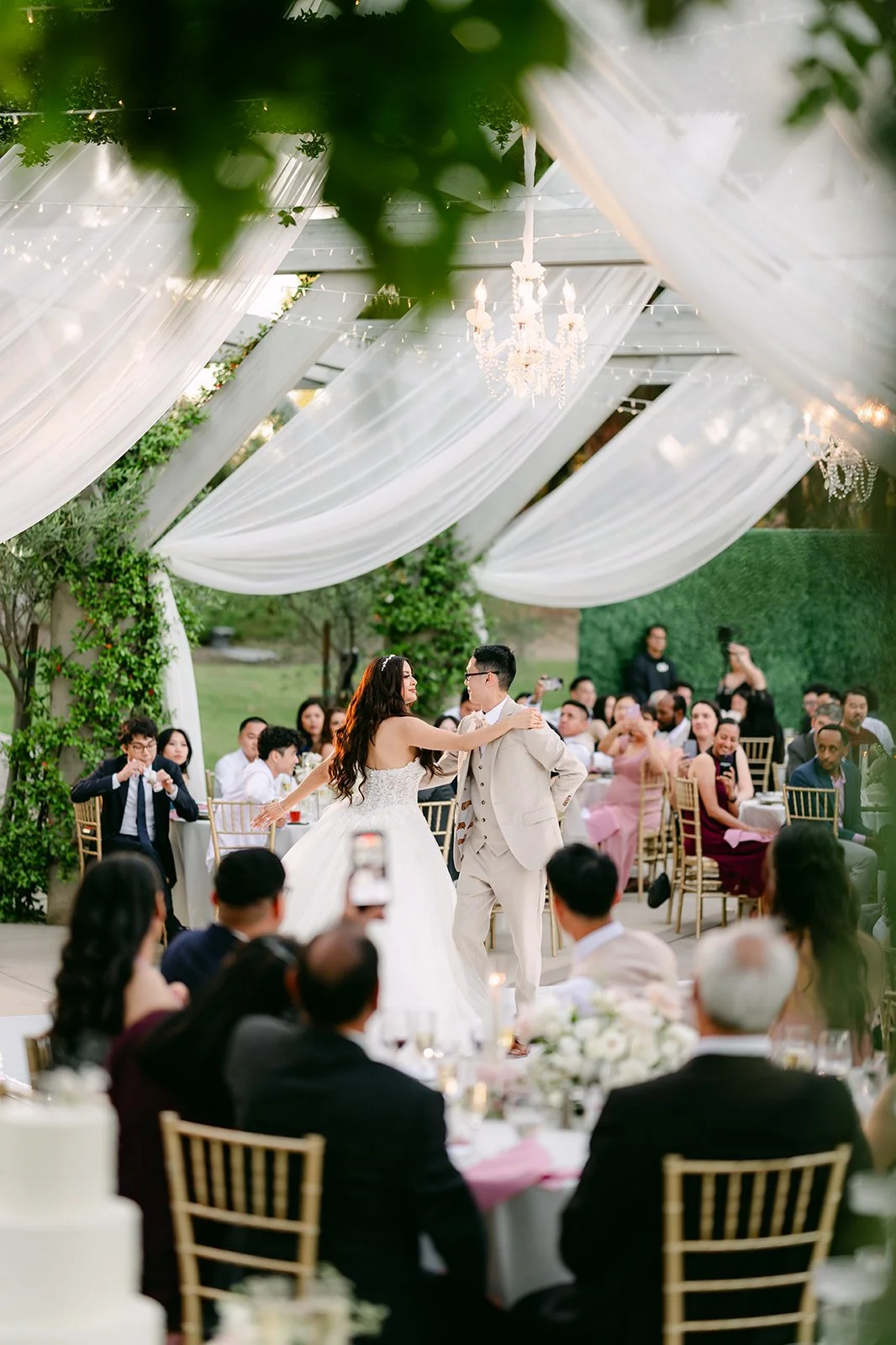 Sandra and Kevin's violin first dance to Merry Go Round of Life.