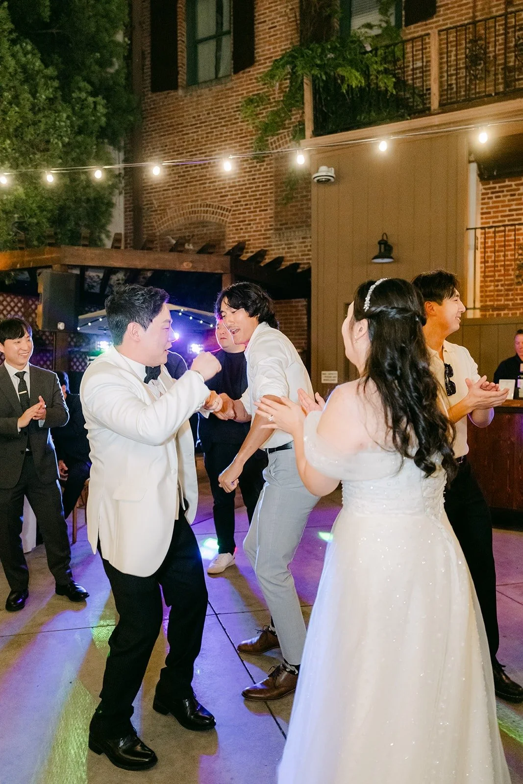 Chorok and Min Soo dancing as the night goes on