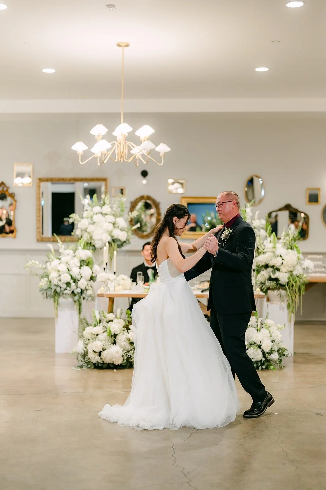 Jadee sharing the father daughter dance
