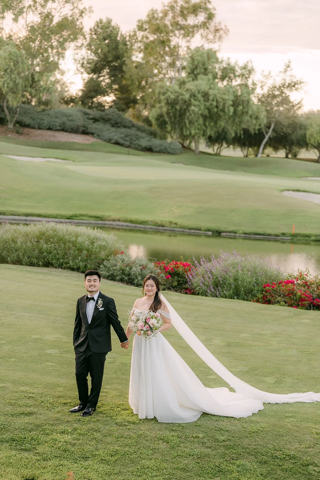 A sunset walk across the greens