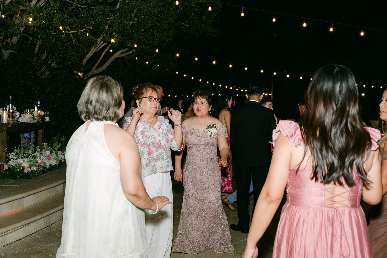 Guests dancing late into the night at Eden Gardens.