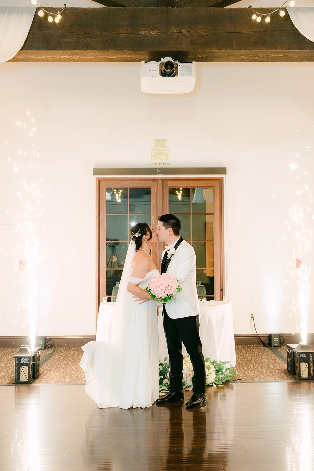 Ivy and Chungman making their grand entrance