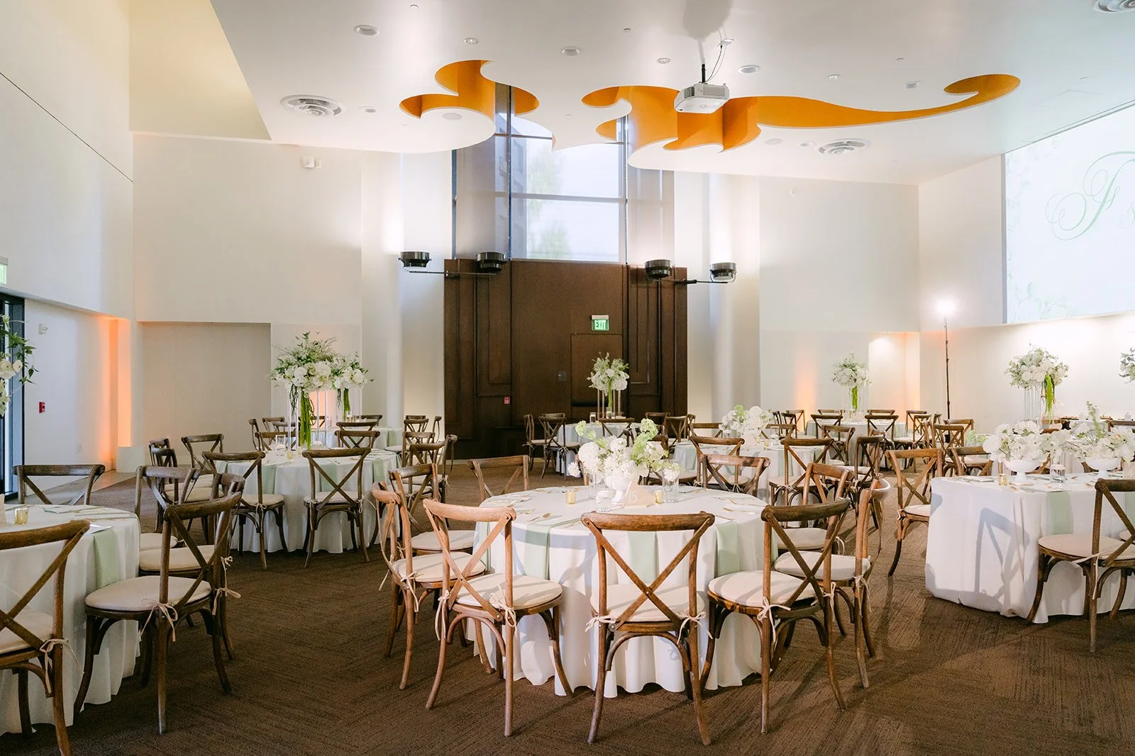 The reception room at the Chaffey College Chino Community Center.