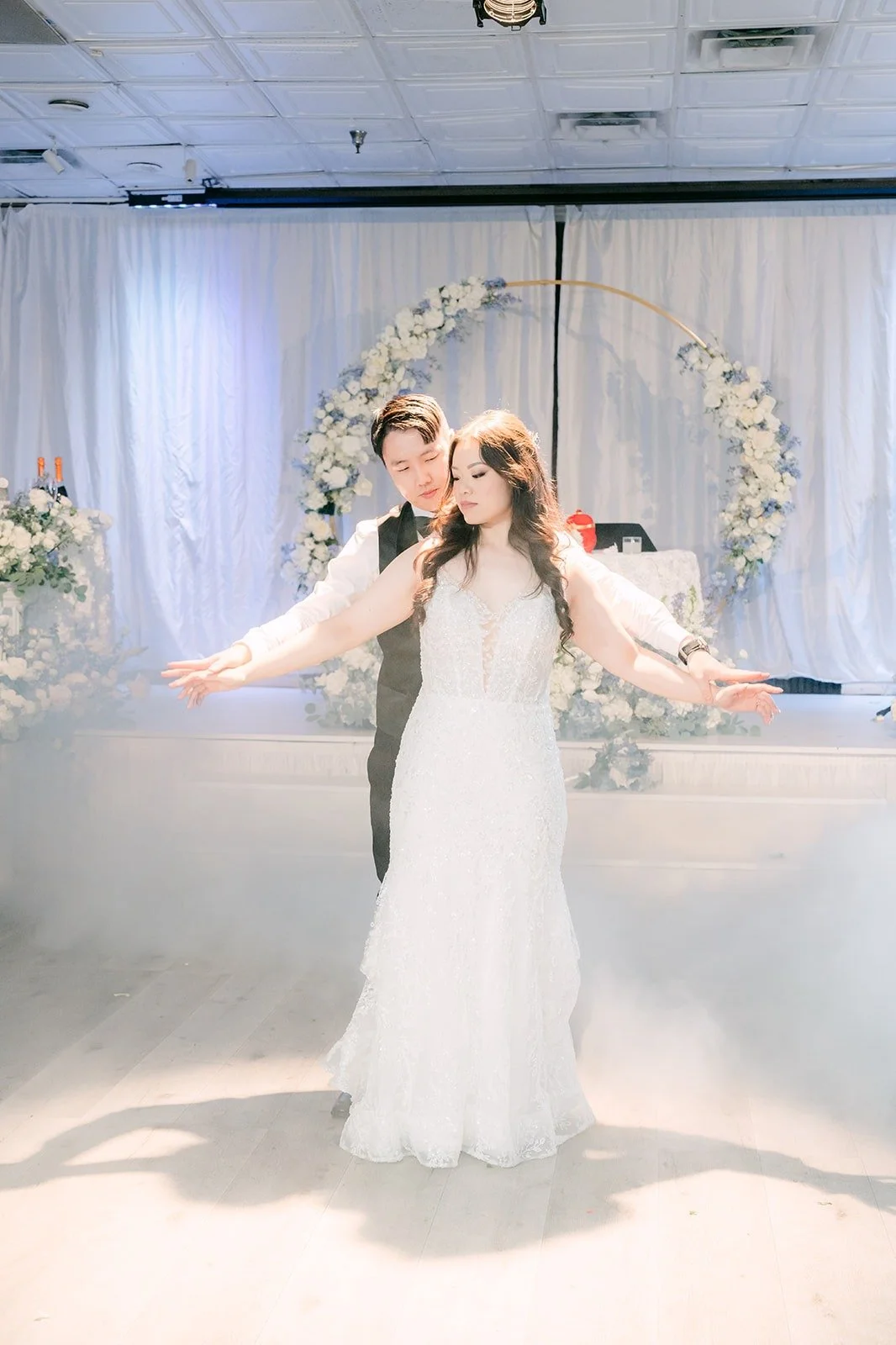 Emily spinning out during the first dance routine