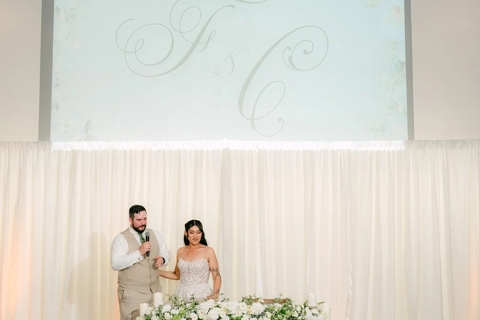 Fernanda and Cody giving their own speech.