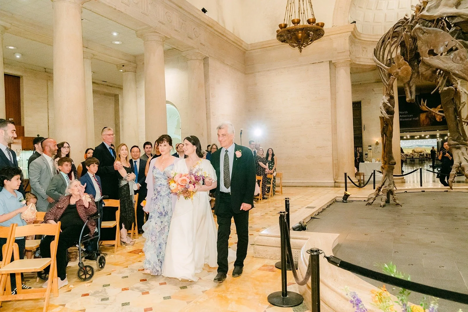 Guests watching the ceremony in the Grand Foyer