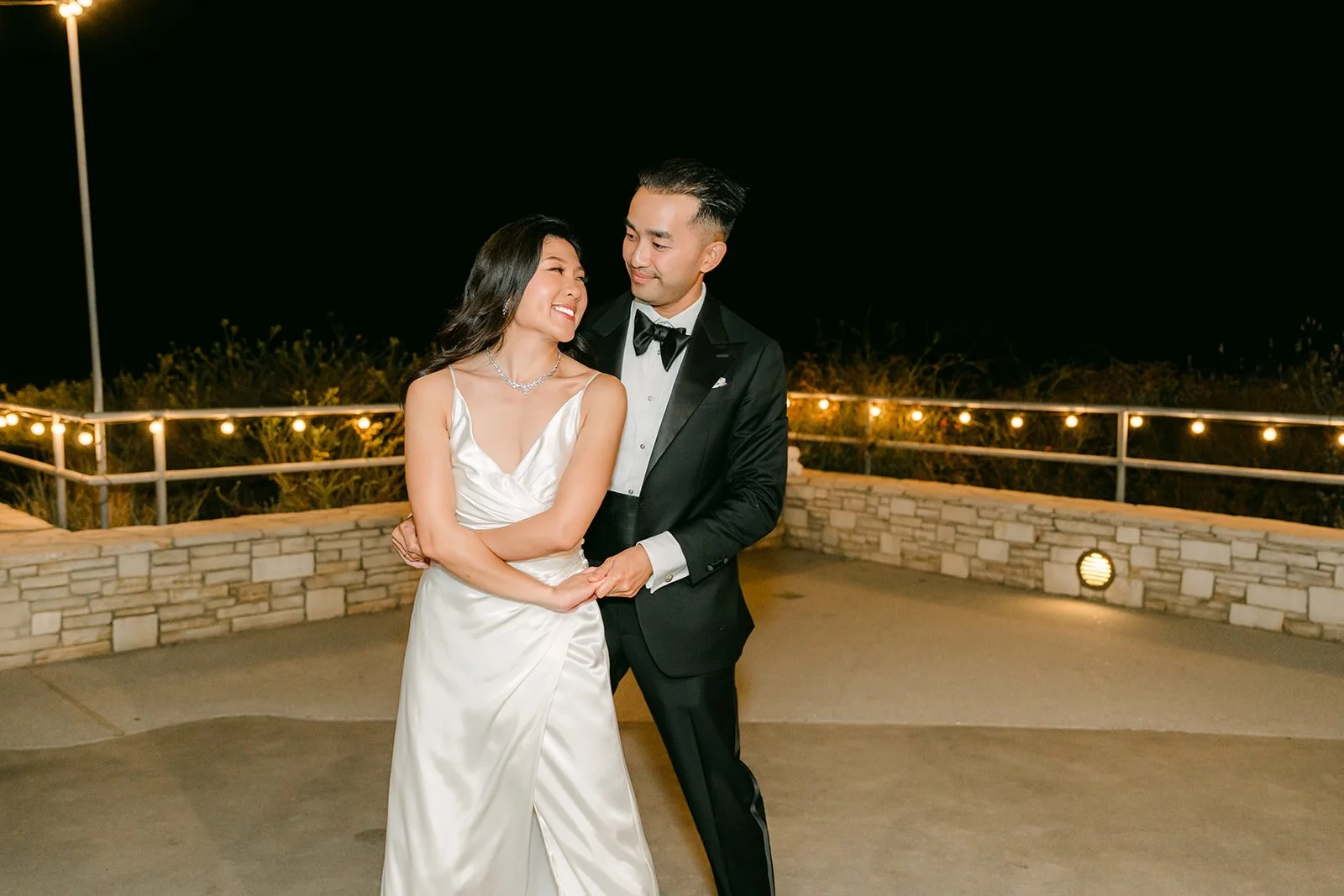 Kim and Vincent's second choreographed dance under the string lights