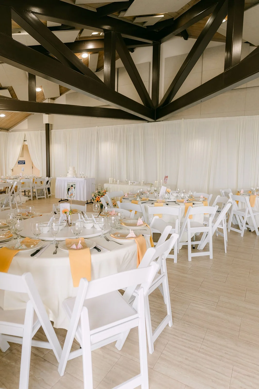 Wide view of the reception hall at Point Vicente Interpretive Center