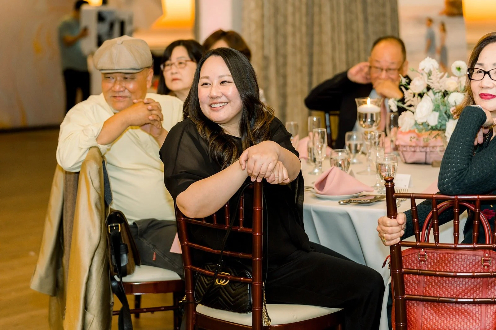 Guests reacting to the magic show, photographed by One and Only Production