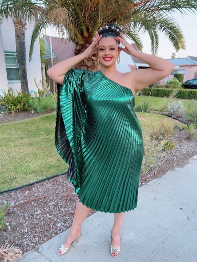 slim fit dress slacks Sheath Metallic One Shoulder Dark Green Mother of the Bride Dress – Pgmdress main image 0