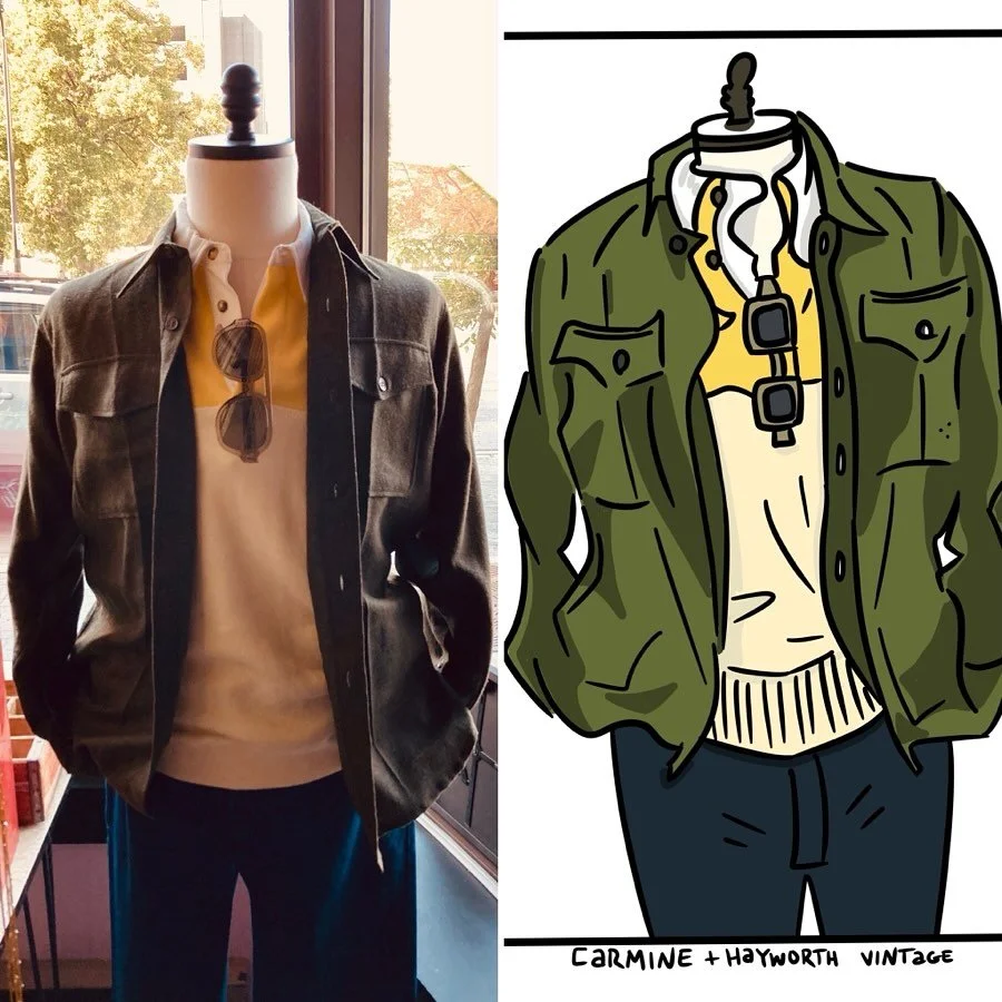 Love this drawing of our window display 😍

By the amazing @mr.penandmarker 🖊️ 

OPEN 11-6

#carmineandhayworth